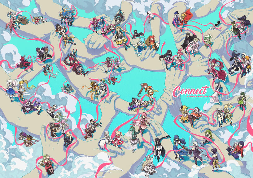 Cover Illustration for Connect: A Puella Magi Fanzine