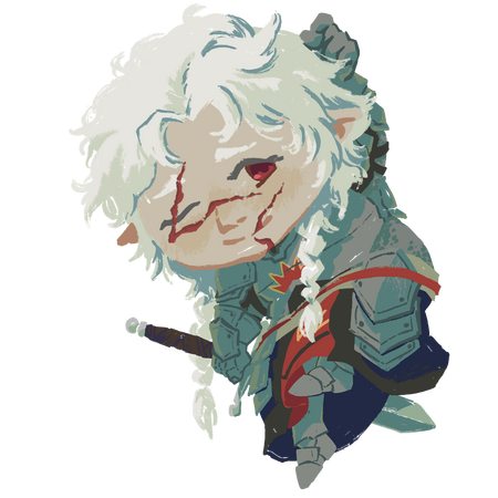 Dragon Age 2 OC - Junia Chibi, character by KrillWizard