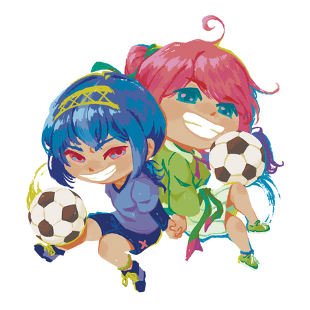 OC Chibis - Noboru and Rumiko, characters by TofuMaple
